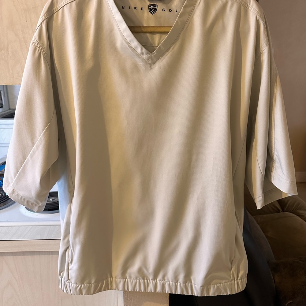 Nike Men's Cream V-Neck Jersey